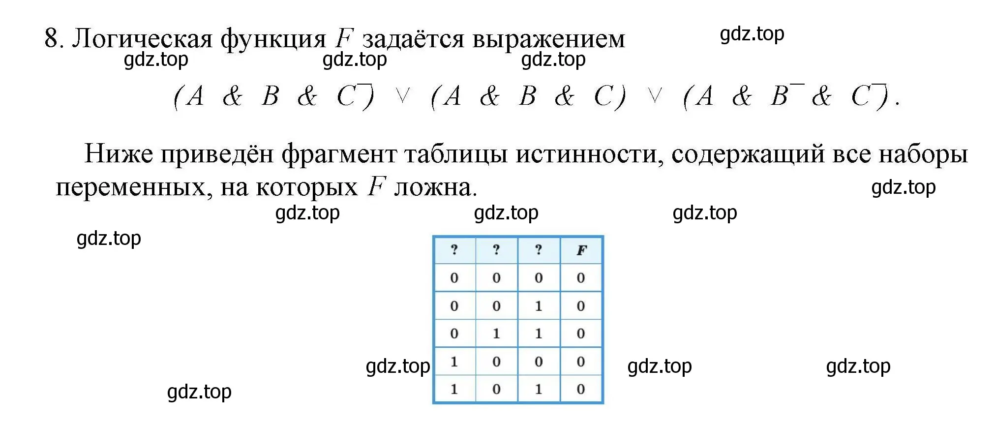 Решение номер 8 (страница 197) гдз по информатике 10 класс Босова, Босова, учебник