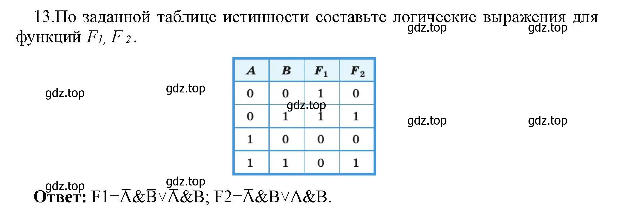 Решение номер 13 (страница 208) гдз по информатике 10 класс Босова, Босова, учебник