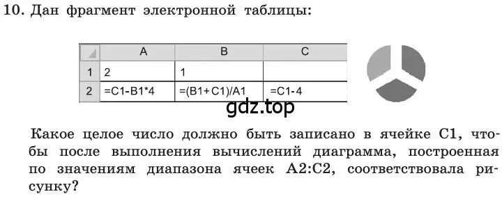 Условие номер 10 (страница 61) гдз по информатике 11 класс Босова, Босова, учебник