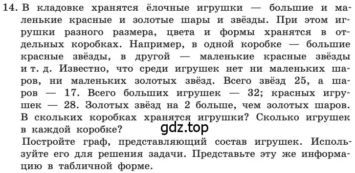 Условие номер 14 (страница 147) гдз по информатике 11 класс Босова, Босова, учебник