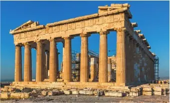 Парфенон. Храм Афины. Современная фотография