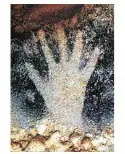 Рисунок. Рука. Рисунок первобытного человека на стене пещеры во Франции