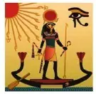 Рисунок. Боги древнего Египта — Атон и Ра