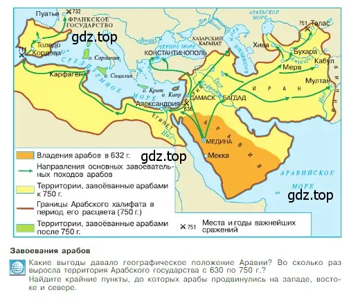 Условие номер 2 (страница 74) гдз по всеобщей истории 6 класс Агибалова, Донской, учебник