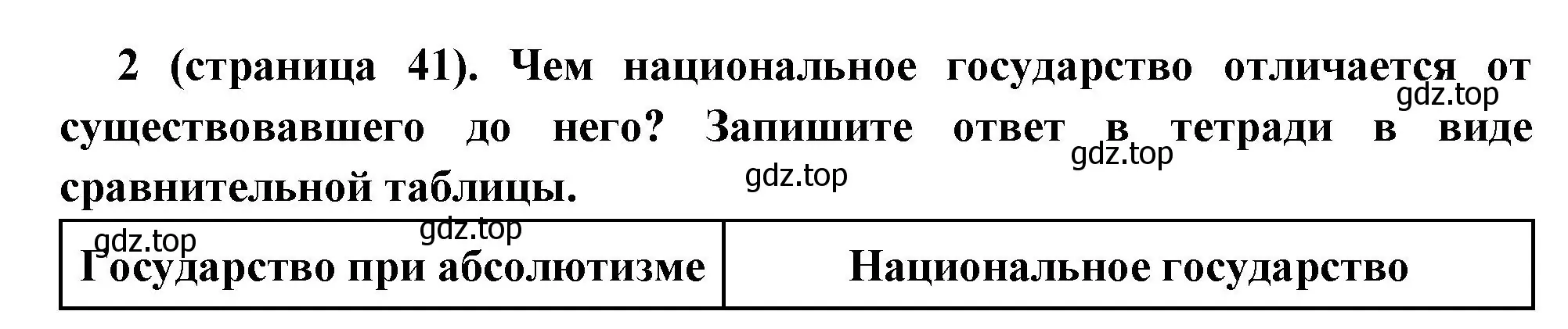 Решение номер 2 (страница 41) гдз по всеобщей истории 8 класс Юдовская, Баранов, учебник