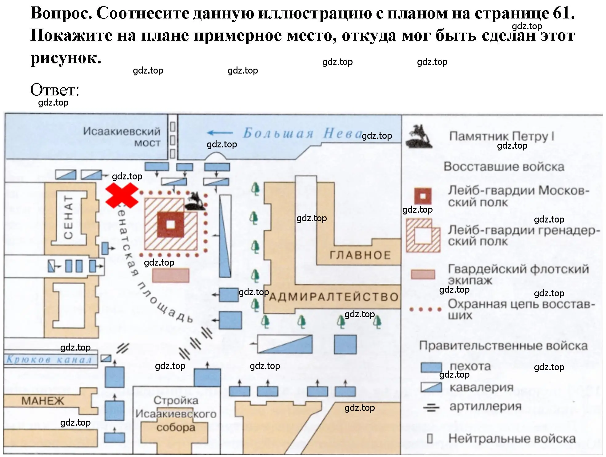 Решение номер 1 (страница 62) гдз по истории 9 класс Арсентьев, Данилов, учебник 1 часть