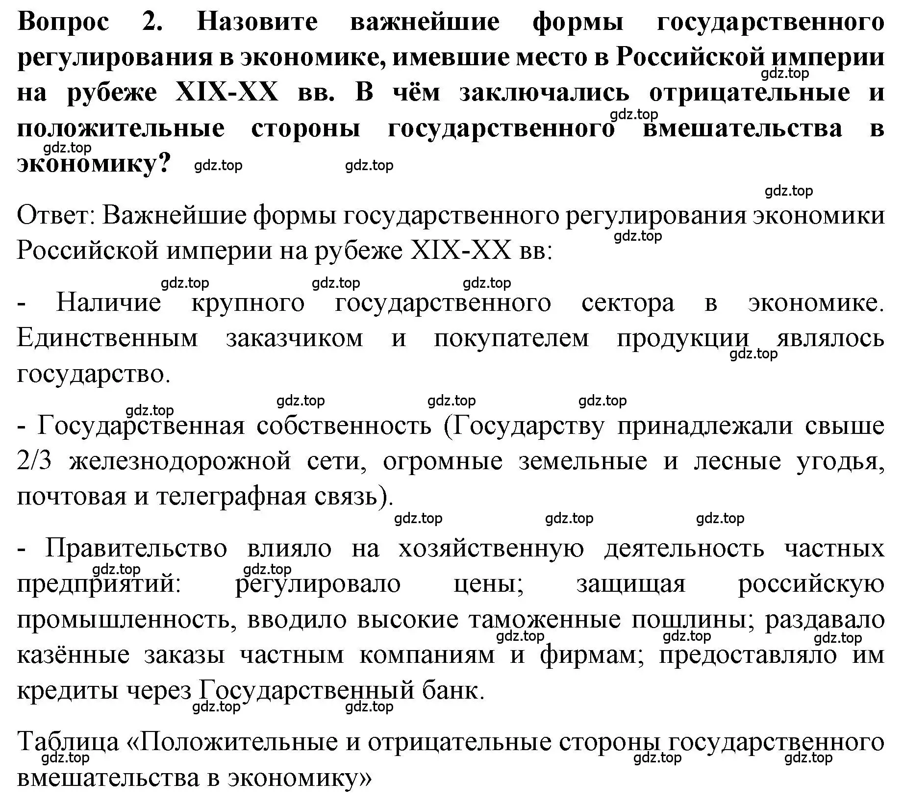 Решение номер 2 (страница 75) гдз по истории 9 класс Арсентьев, Данилов, учебник 2 часть