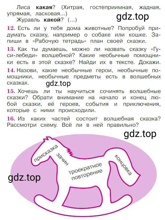 Условие  52 (страница 52) гдз по литературе 2 класс Климанова, Горецкий, учебник 1 часть