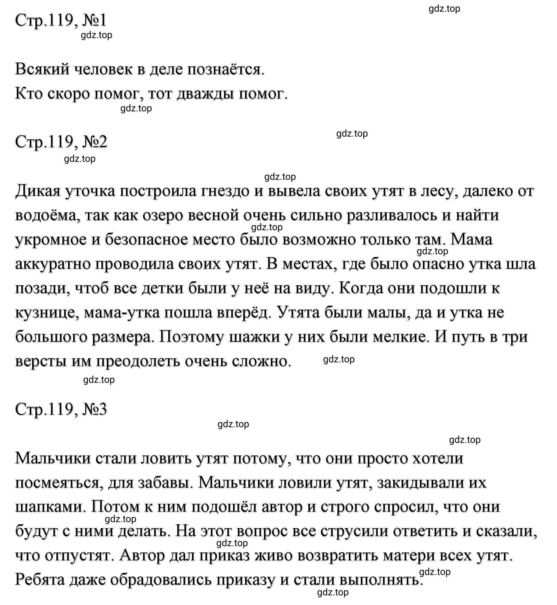 Решение  119 (страница 119) гдз по литературе 2 класс Климанова, Горецкий, учебник 1 часть