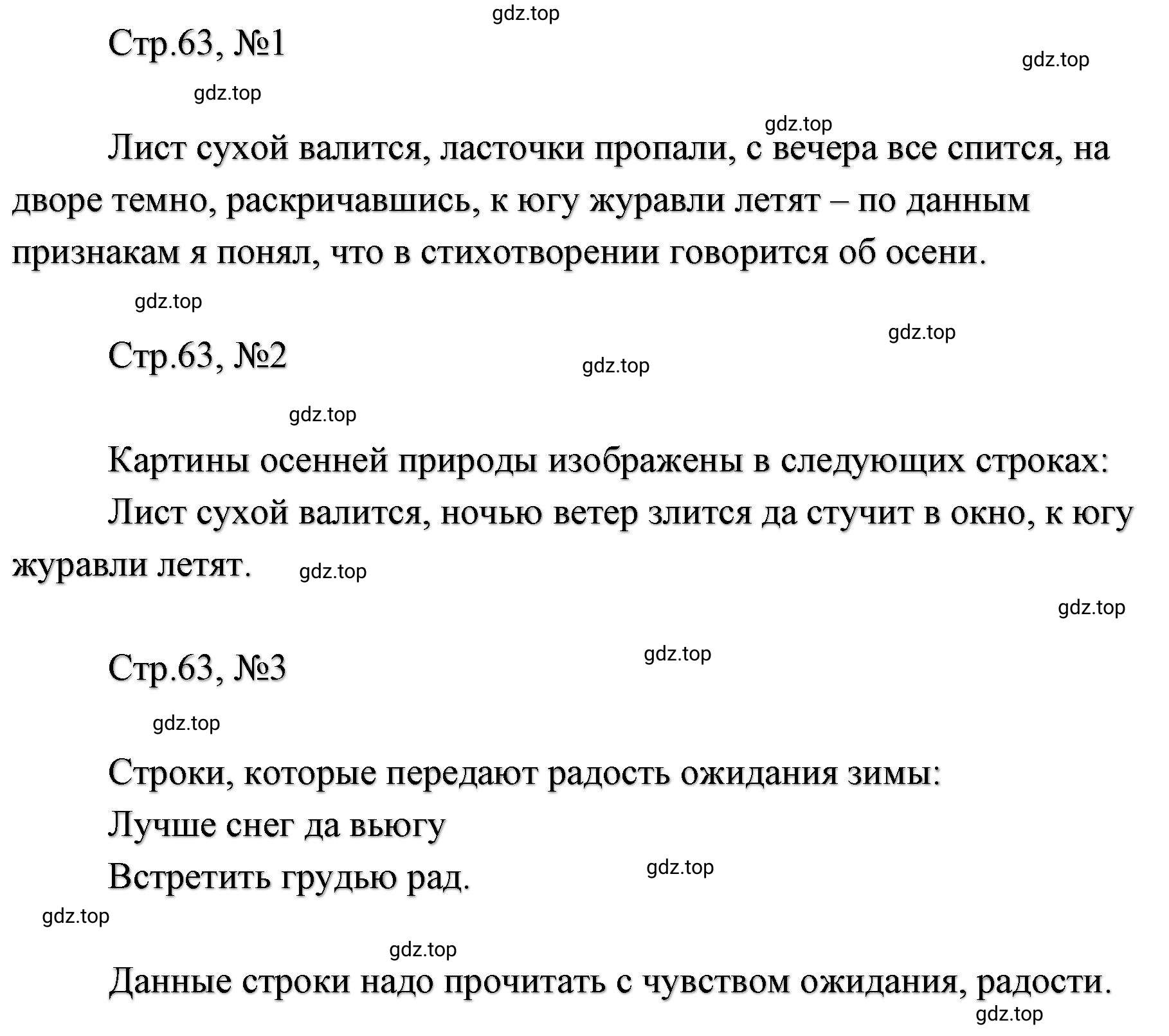 Решение  63 (страница 63) гдз по литературе 2 класс Климанова, Горецкий, учебник 1 часть