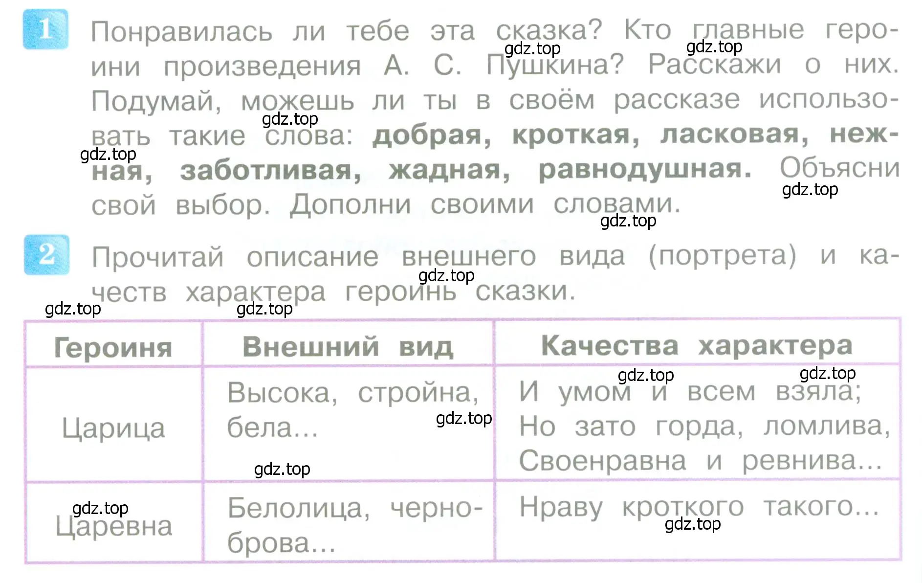 Условие  58 (страница 58) гдз по литературе 4 класс Климанова, Горецкий, учебник 1 часть