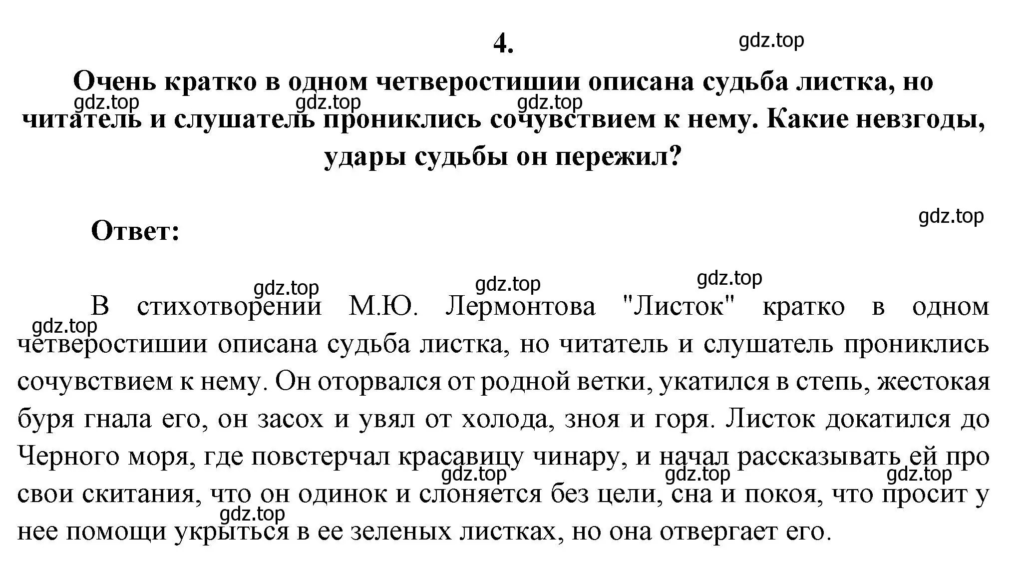 Решение номер 4 (страница 215) гдз по литературе 6 класс Полухина, Коровина, учебник