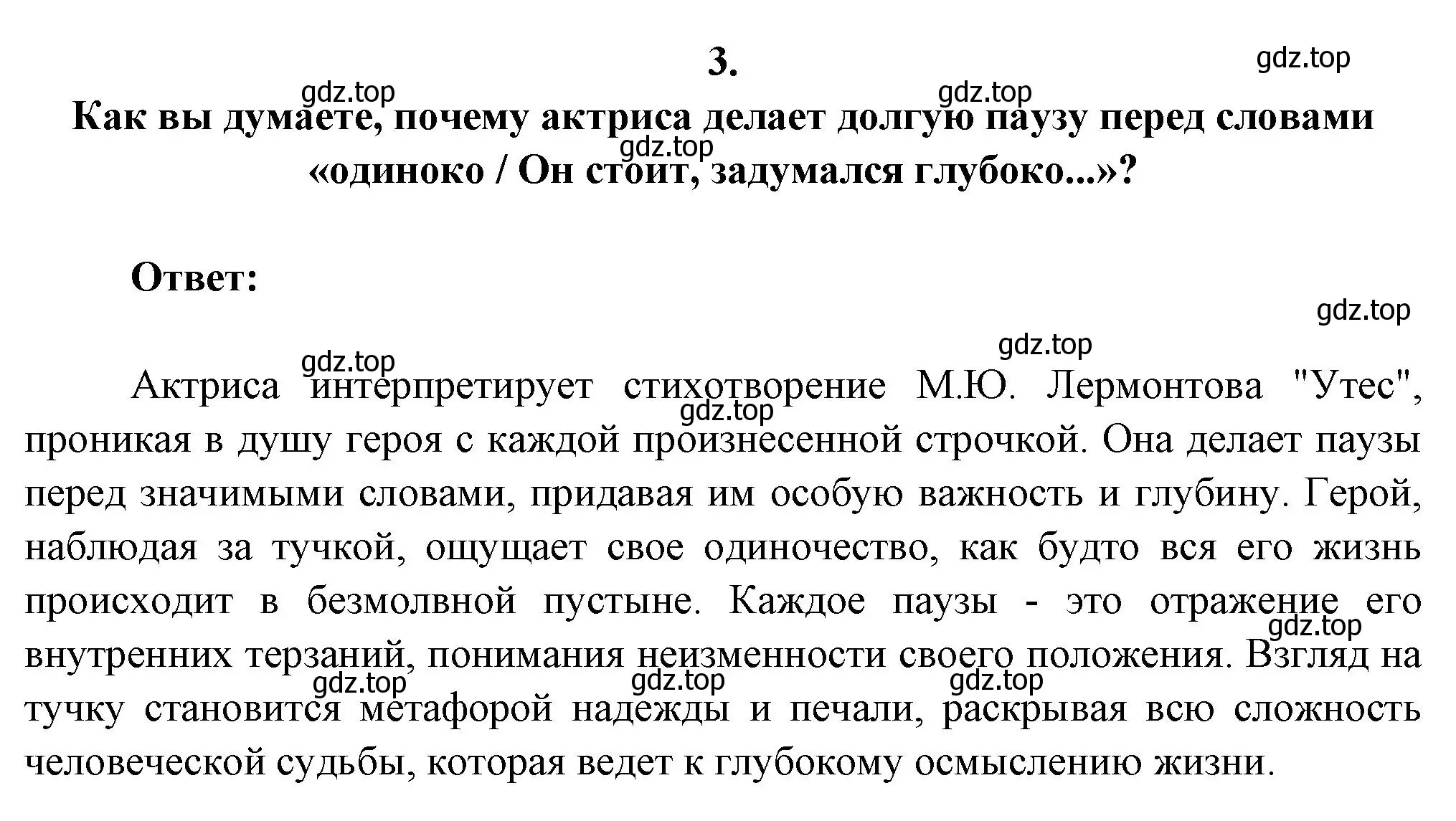 Решение номер 3 (страница 216) гдз по литературе 6 класс Полухина, Коровина, учебник