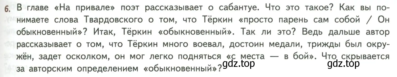 Условие номер 6 (страница 175) гдз по литературе 8 класс Коровина, Журавлев, учебник 2 часть