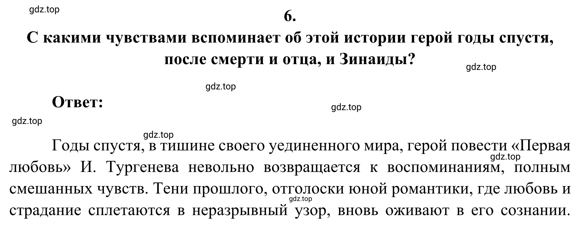 Решение 2. номер 6 (страница 370) гдз по литературе 8 класс Коровина, Журавлев, учебник 1 часть