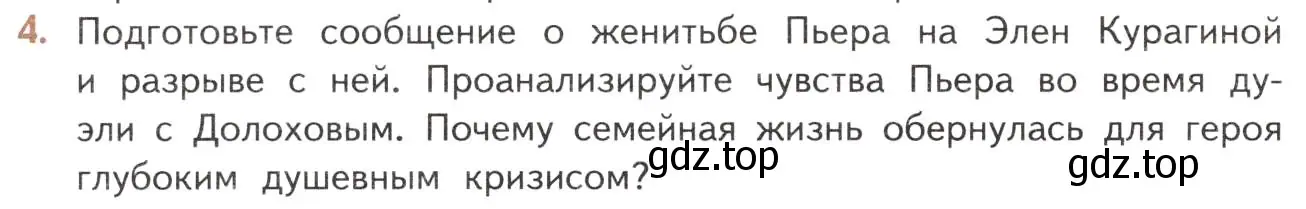 Условие номер 4 (страница 202) гдз по литературе 10 класс Лебедев, учебник 2 часть