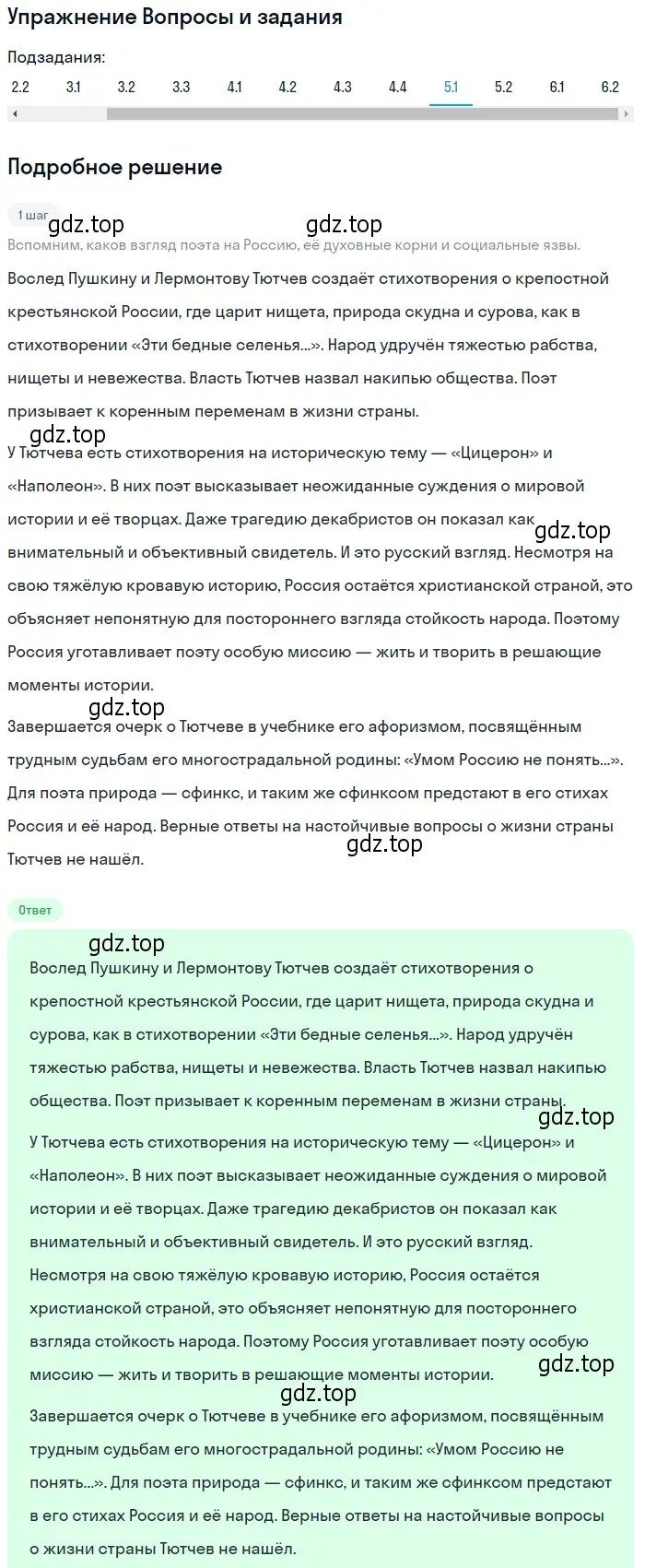 Решение номер 5 (страница 81) гдз по литературе 10 класс Зинин, Сахаров, учебник 1 часть