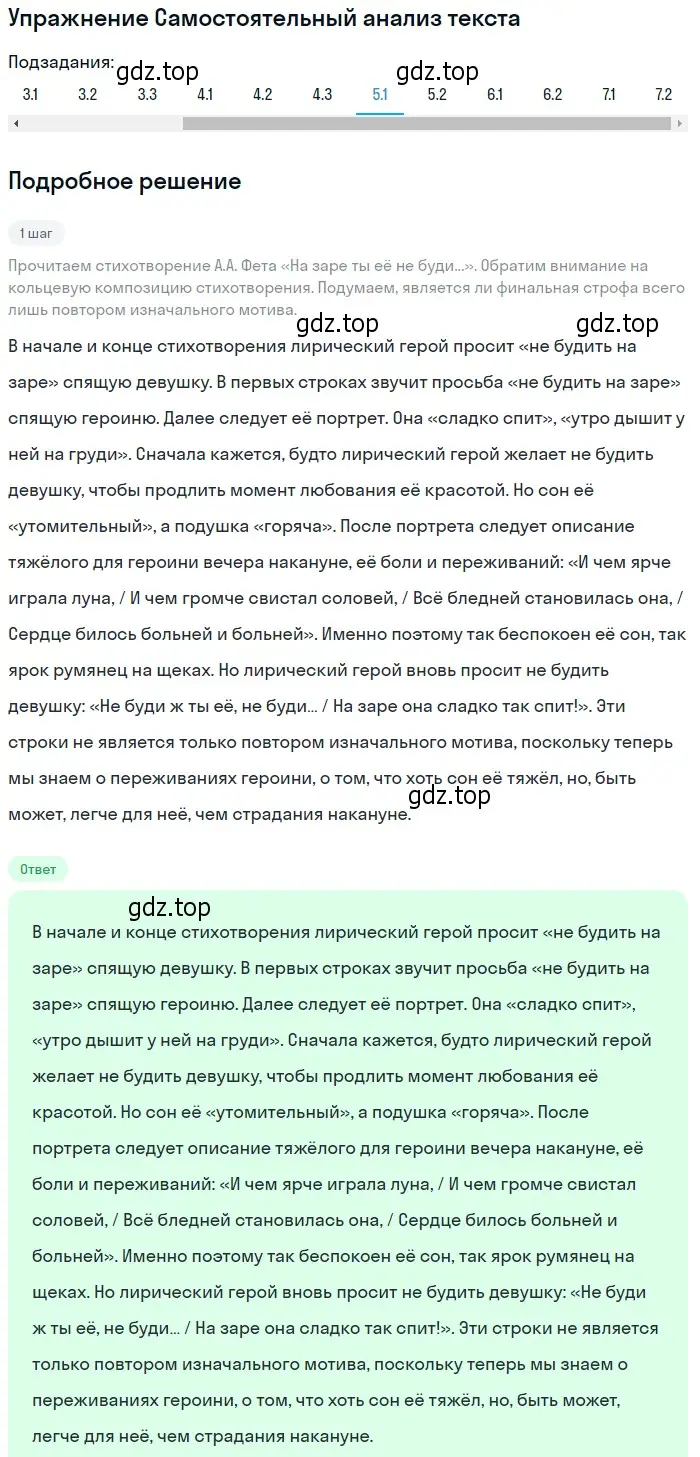 Решение номер 5 (страница 264) гдз по литературе 10 класс Зинин, Сахаров, учебник 1 часть