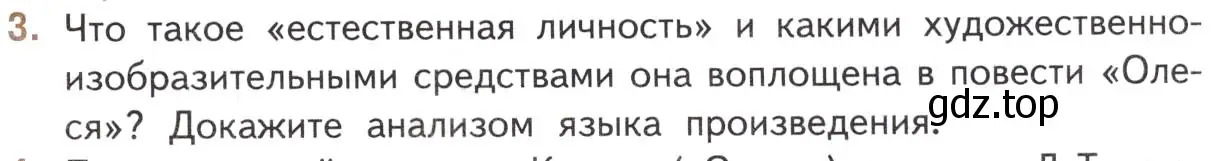 Условие номер 3 (страница 93) гдз по литературе 11 класс Михайлов, Шайтанов, учебник 1 часть