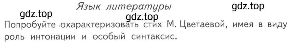 Условие  Язык литературы (страница 78) гдз по литературе 11 класс Михайлов, Шайтанов, учебник 2 часть