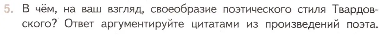 Условие номер 5 (страница 248) гдз по литературе 11 класс Михайлов, Шайтанов, учебник 2 часть