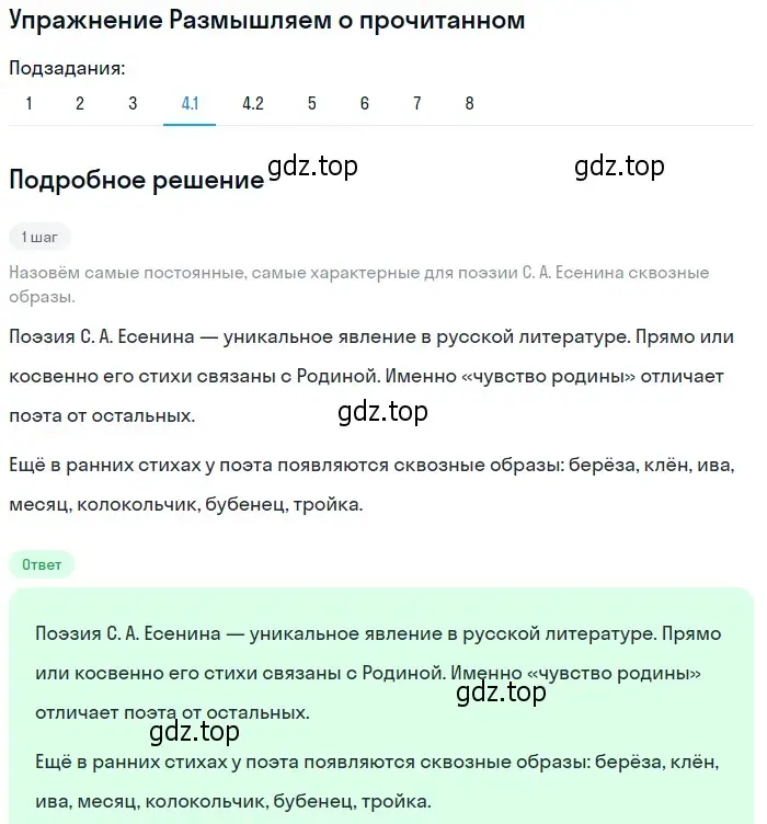 Решение номер 4 (страница 298) гдз по литературе 11 класс Михайлов, Шайтанов, учебник 1 часть