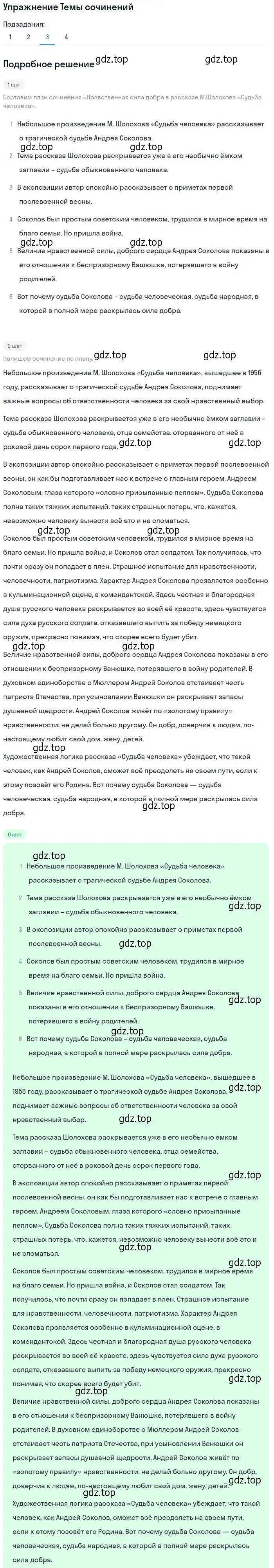 Решение номер 3 (страница 215) гдз по литературе 11 класс Михайлов, Шайтанов, учебник 2 часть