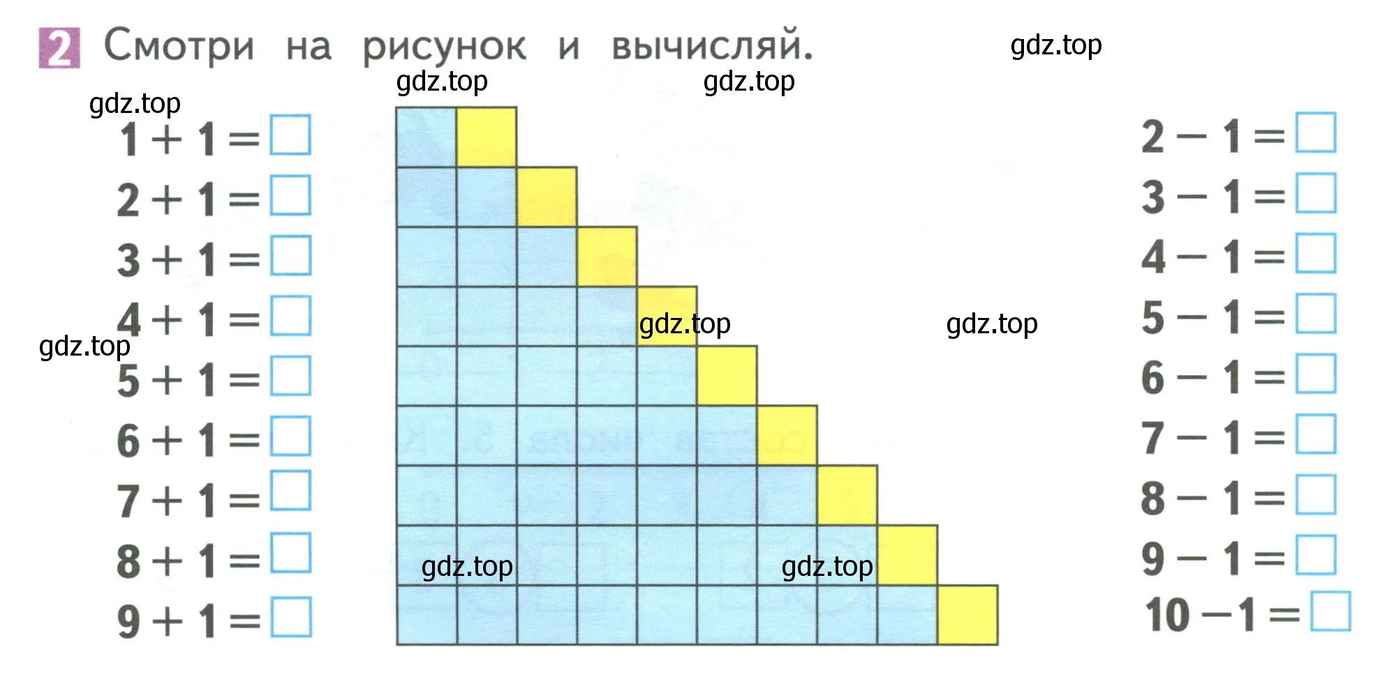 Условие номер 2 (страница 102) гдз по математике 1 класс Дорофеев, Миракова, учебник 1 часть