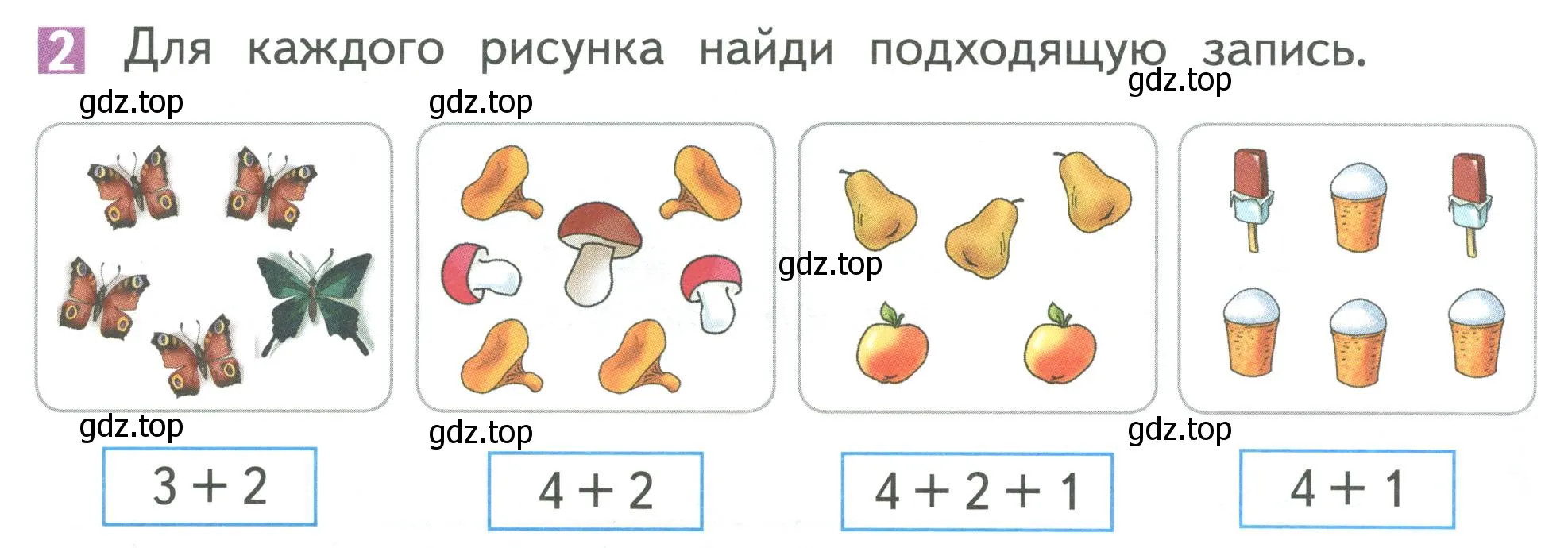 Условие номер 2 (страница 104) гдз по математике 1 класс Дорофеев, Миракова, учебник 1 часть