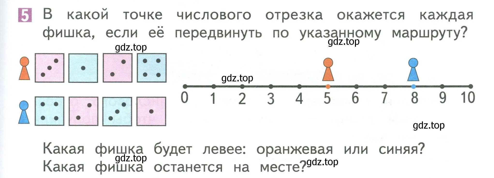 Условие номер 5 (страница 105) гдз по математике 1 класс Дорофеев, Миракова, учебник 1 часть