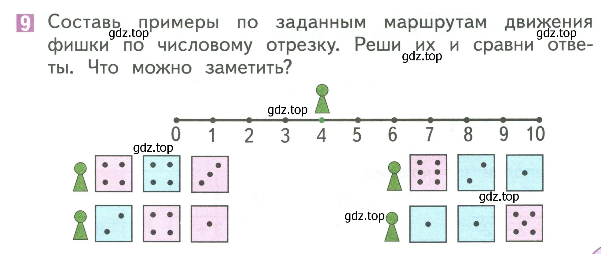 Условие номер 9 (страница 119) гдз по математике 1 класс Дорофеев, Миракова, учебник 1 часть