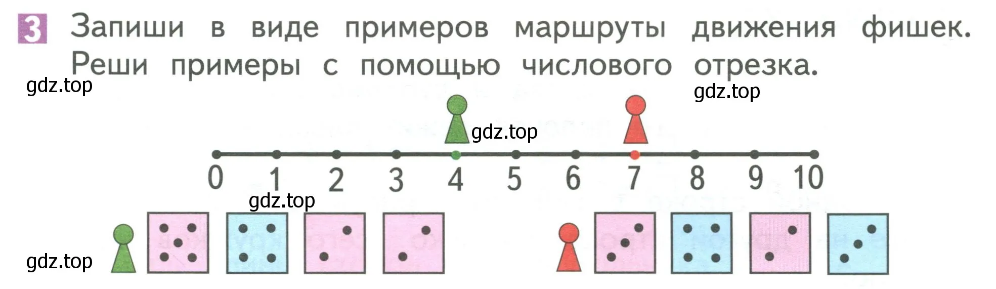 Условие номер 3 (страница 123) гдз по математике 1 класс Дорофеев, Миракова, учебник 1 часть