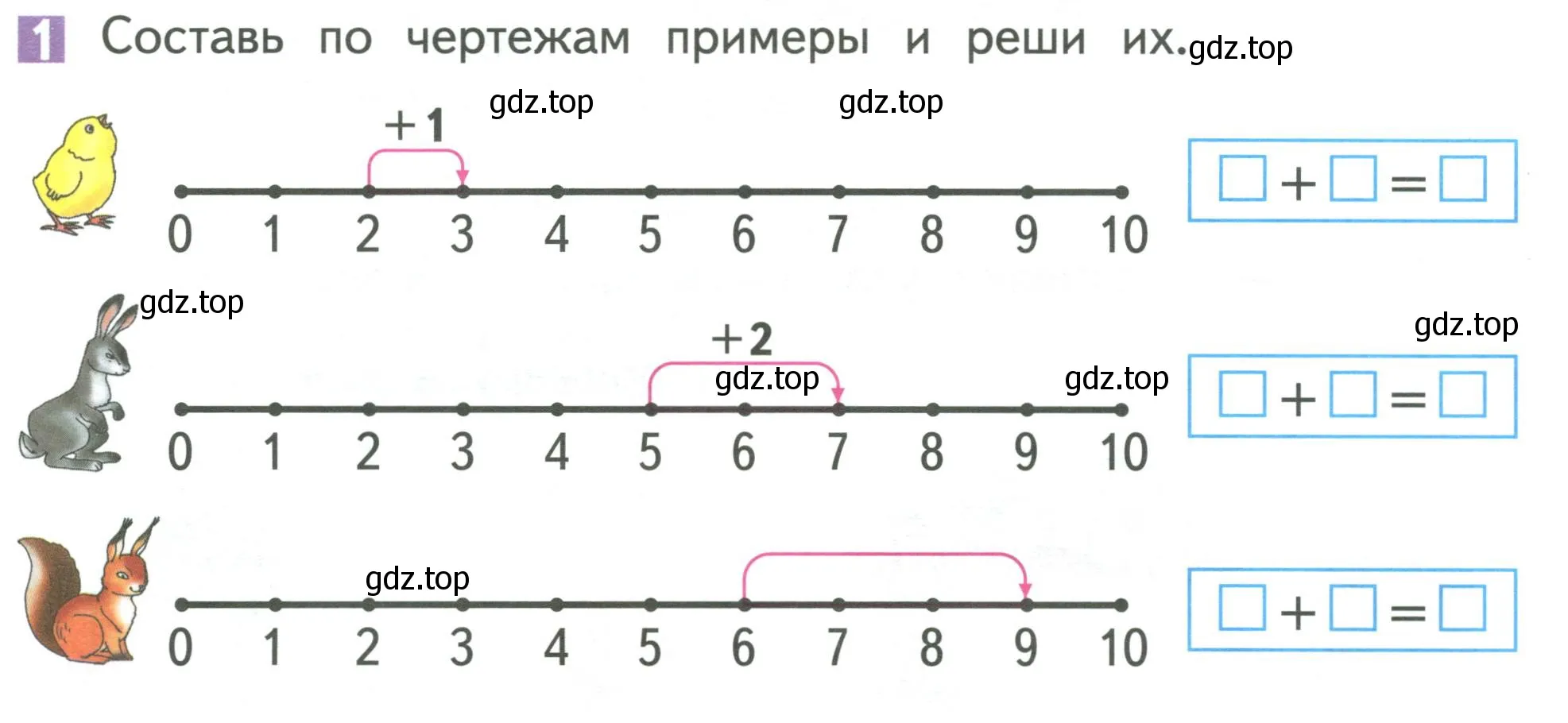 Условие номер 1 (страница 130) гдз по математике 1 класс Дорофеев, Миракова, учебник 1 часть