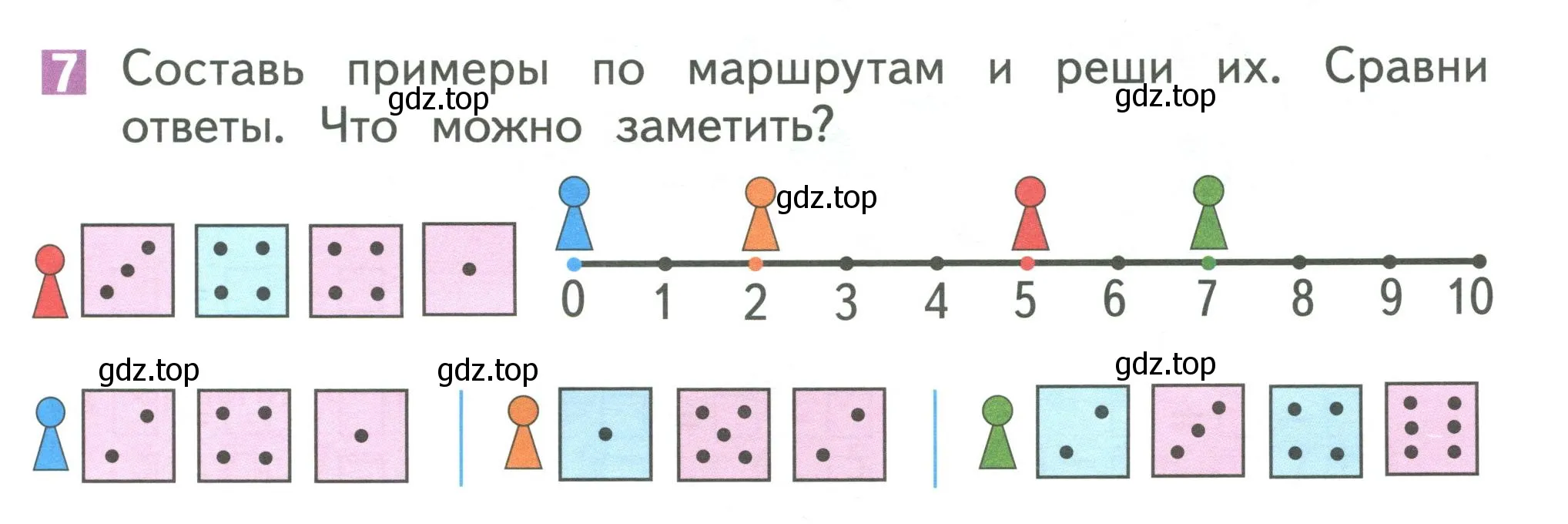 Условие номер 7 (страница 139) гдз по математике 1 класс Дорофеев, Миракова, учебник 1 часть