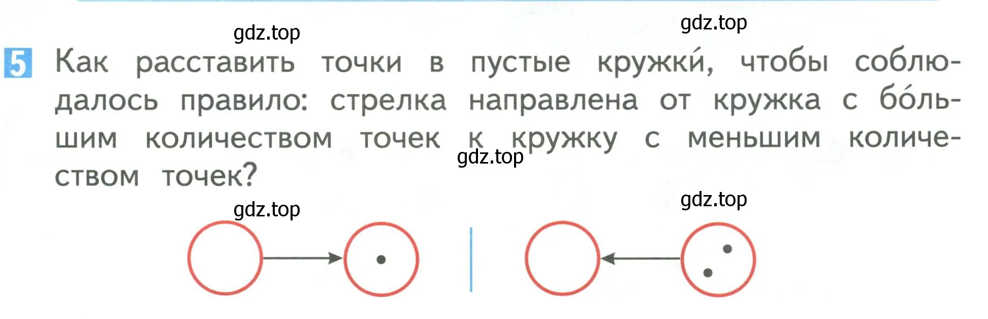 Условие номер 5 (страница 57) гдз по математике 1 класс Дорофеев, Миракова, учебник 1 часть