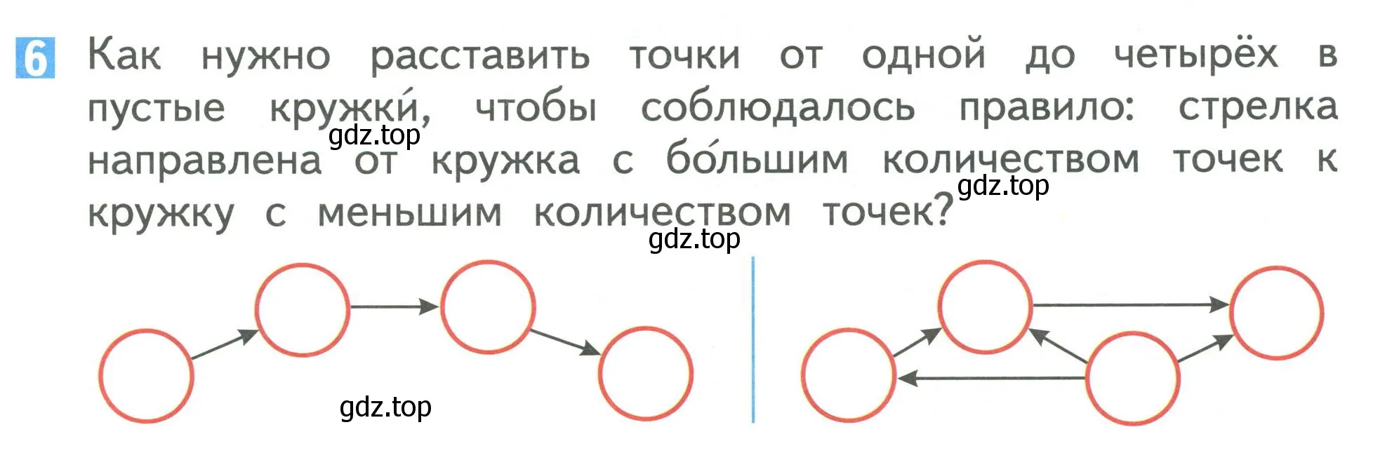 Условие номер 6 (страница 65) гдз по математике 1 класс Дорофеев, Миракова, учебник 1 часть