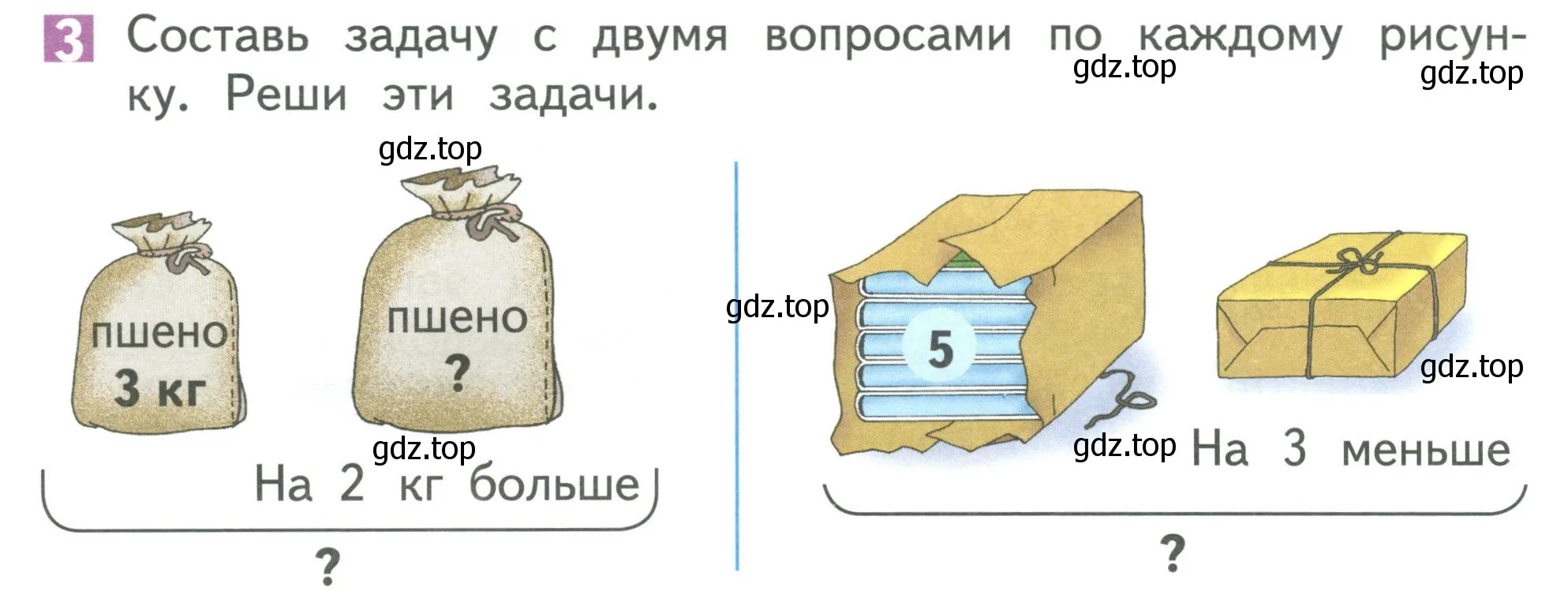 Условие номер 3 (страница 32) гдз по математике 1 класс Дорофеев, Миракова, учебник 2 часть