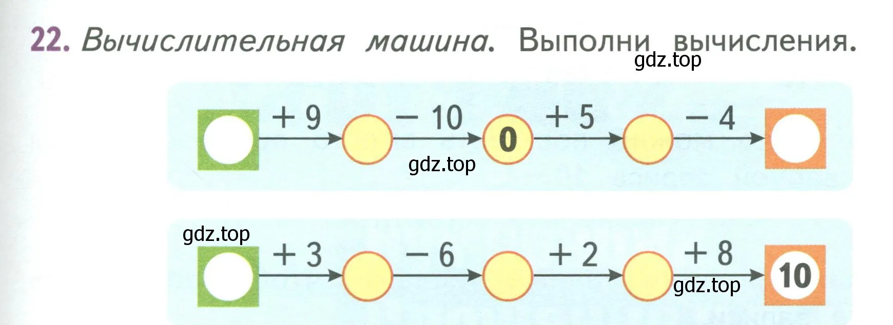 Условие номер 22 (страница 51) гдз по математике 1 класс Дорофеев, Миракова, учебник 2 часть