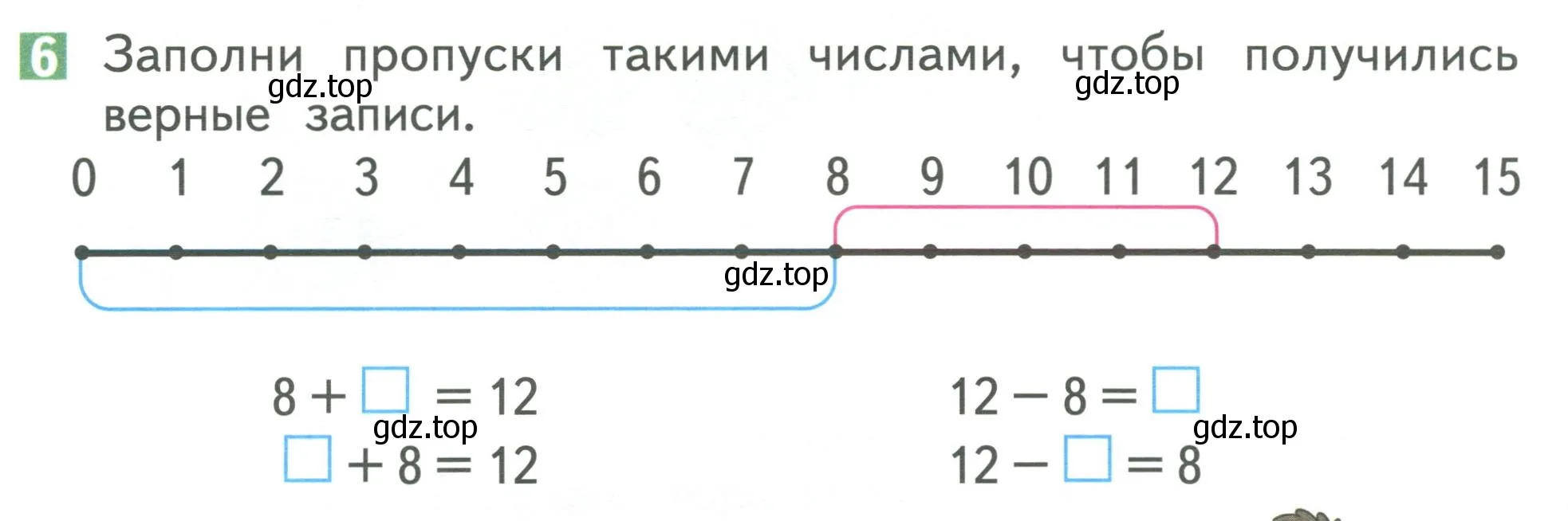 Условие номер 6 (страница 74) гдз по математике 1 класс Дорофеев, Миракова, учебник 2 часть