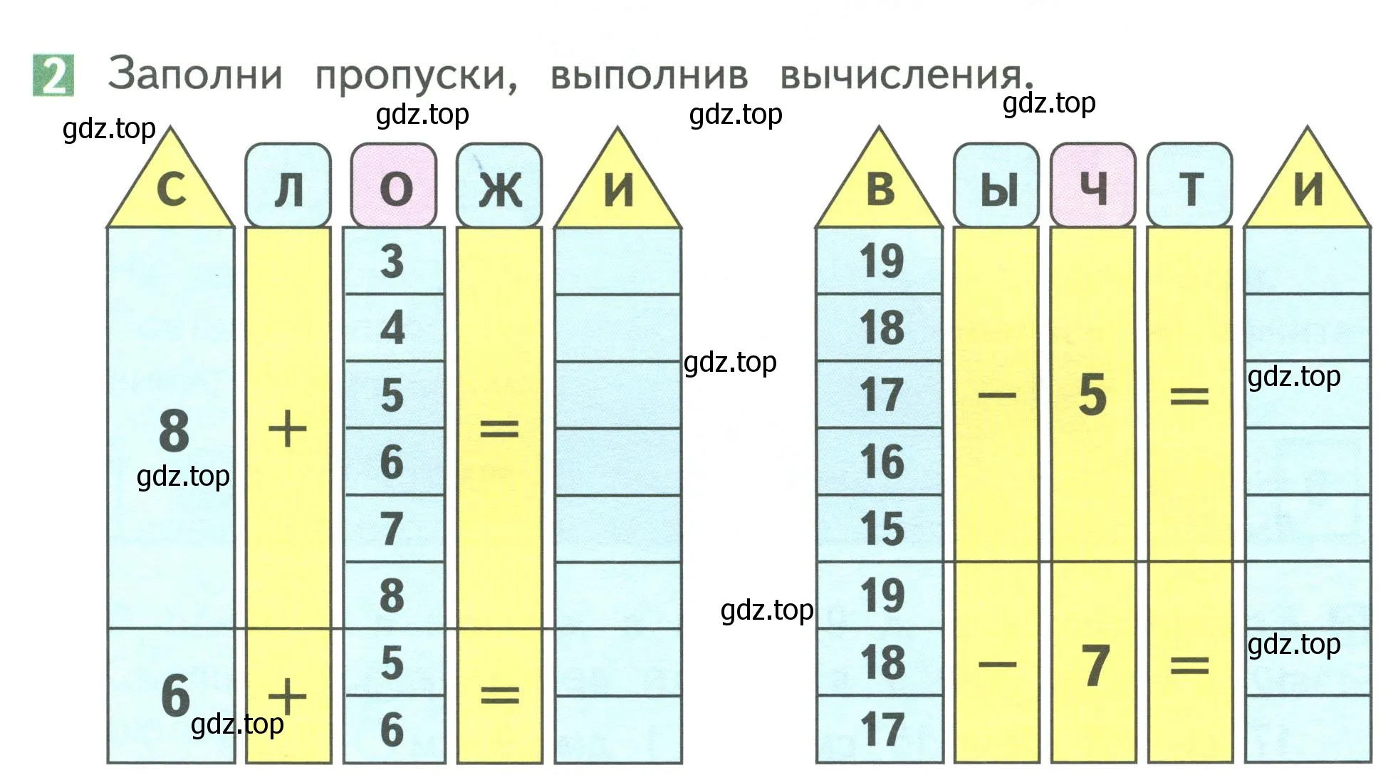 Условие номер 2 (страница 79) гдз по математике 1 класс Дорофеев, Миракова, учебник 2 часть