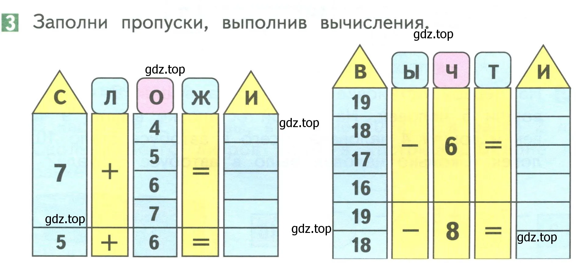 Условие номер 3 (страница 81) гдз по математике 1 класс Дорофеев, Миракова, учебник 2 часть