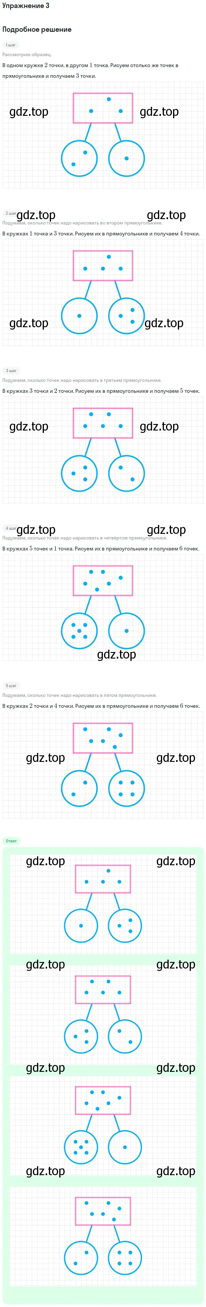 Решение номер 3 (страница 81) гдз по математике 1 класс Дорофеев, Миракова, учебник 1 часть