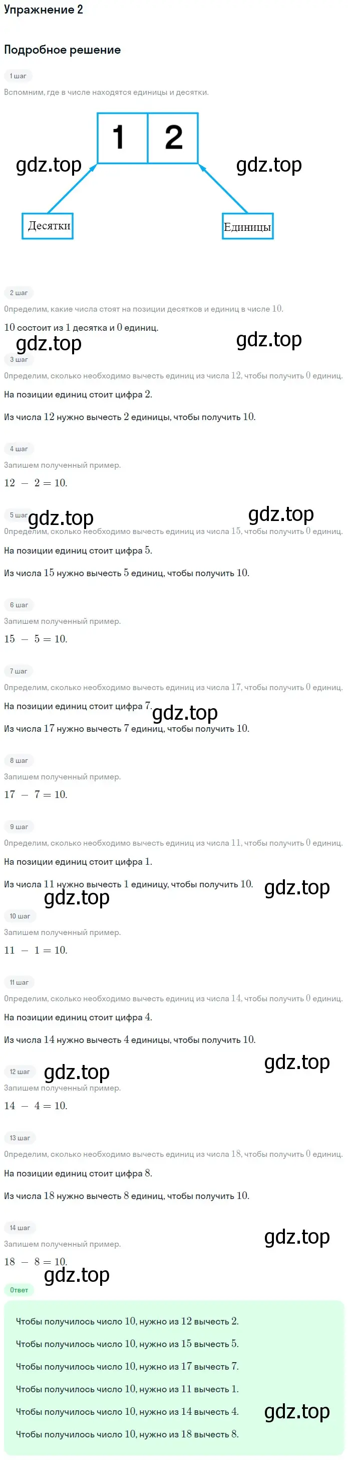 Решение номер 2 (страница 84) гдз по математике 1 класс Дорофеев, Миракова, учебник 2 часть