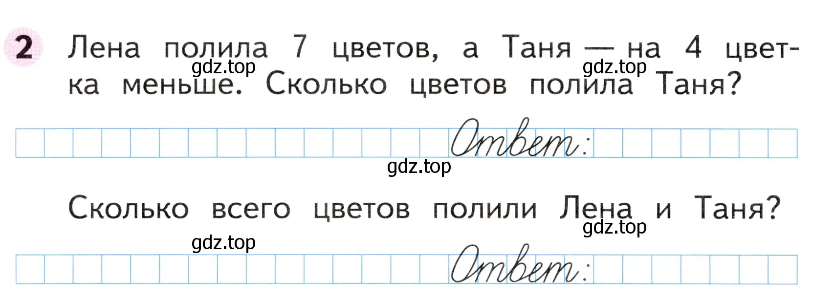 Условие номер 2 (страница 18) гдз по математике 1 класс Моро, Волкова, рабочая тетрадь 2 часть