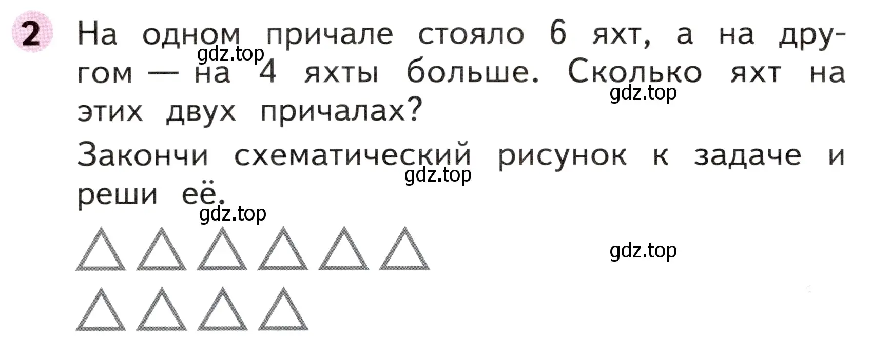 Условие номер 2 (страница 40) гдз по математике 1 класс Моро, Волкова, рабочая тетрадь 2 часть