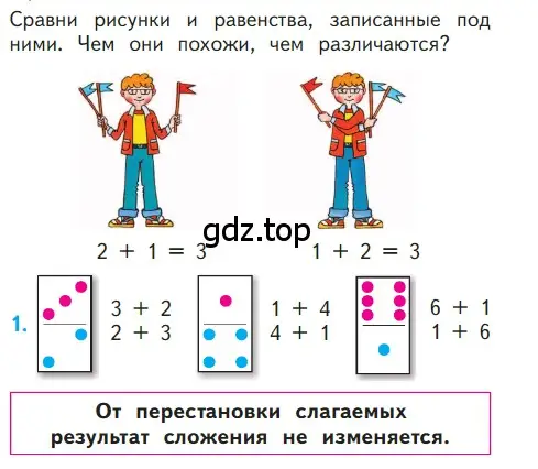 Условие номер 1 (страница 14) гдз по математике 1 класс Моро, Волкова, учебник 2 часть