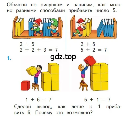 Условие номер 1 (страница 15) гдз по математике 1 класс Моро, Волкова, учебник 2 часть