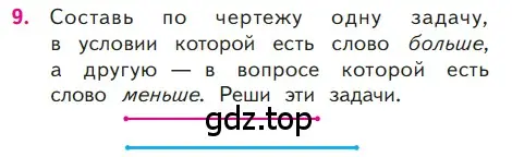 Условие номер 9 (страница 24) гдз по математике 1 класс Моро, Волкова, учебник 2 часть