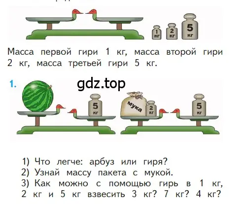 Условие номер 1 (страница 36) гдз по математике 1 класс Моро, Волкова, учебник 2 часть