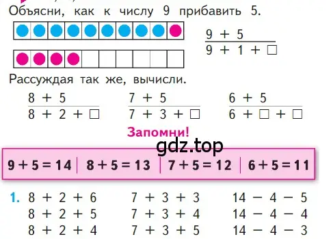 Условие номер 1 (страница 68) гдз по математике 1 класс Моро, Волкова, учебник 2 часть